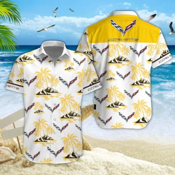 Corvette C7 Hawaiian Shirt Style Classic Oversized Hawaiian