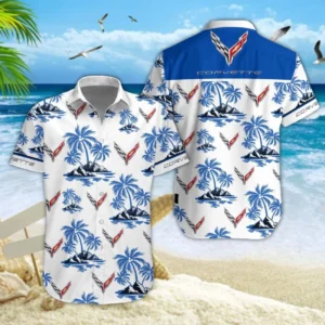 Corvette C8 Hawaiian Shirt Style Classic Oversized Hawaiian