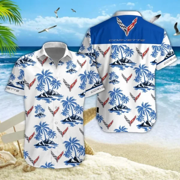 Corvette C8 Hawaiian Shirt Style Classic Oversized Hawaiian