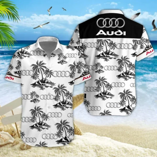 Audi Hawaiian Shirt Style Classic Oversized Hawaiian, Unisex Hawaiian