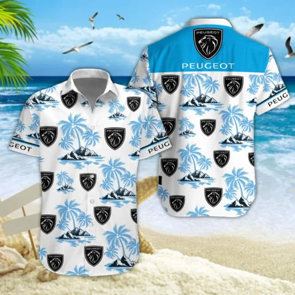 Peugeot Hawaiian Shirt Style Classic Oversized Hawaiian, Unisex Hawaiian Shirt Trending Summer