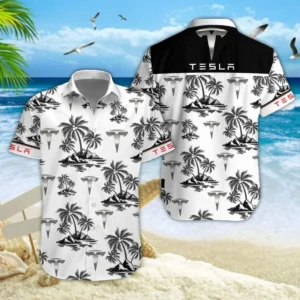 Tesla Hawaiian Shirt Style Classic Oversized Hawaiian