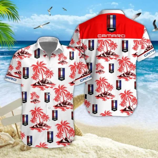 Chevrolet Camaro Hawaiian Shirt Style Classic Oversized Hawaiian