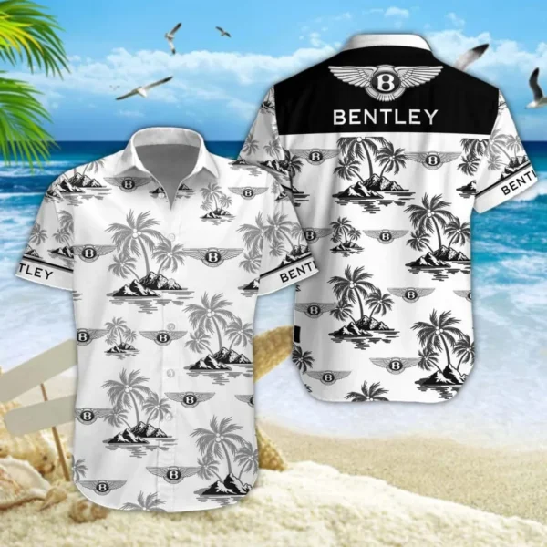 Bentley Hawaiian Shirt Style Classic Oversized Hawaiian, Unisex Hawaiian Shirt Trending Summer