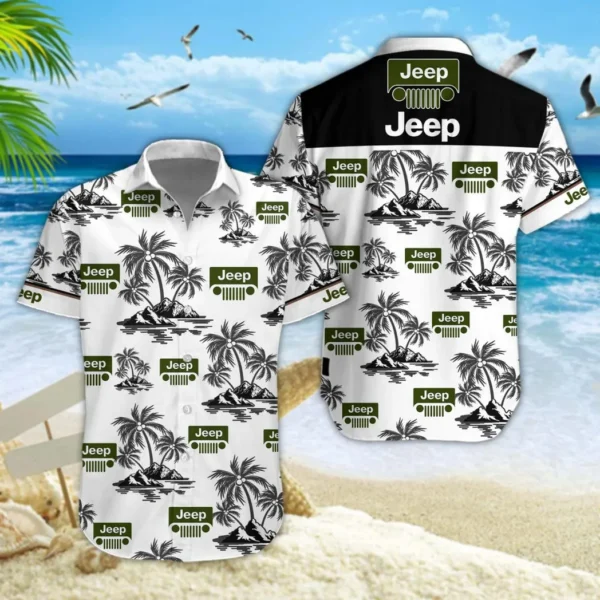 Jeep Hawaiian Shirt Style Classic Oversized Hawaiian