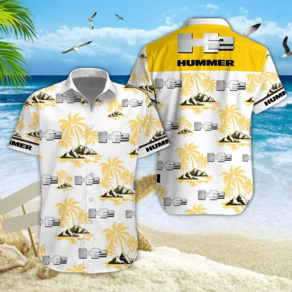 H2 Hummer Hawaiian Shirt Style Classic Oversized Hawaiian