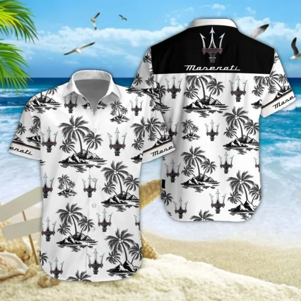 Maserati Hawaiian Shirt Style Classic Oversized Hawaiian