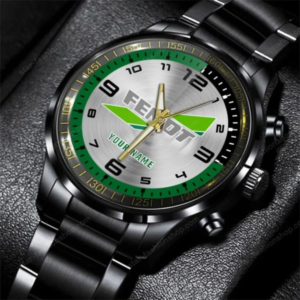 Fendt Watch Custom Name, Stainless Steel Watch, Dad Gifts