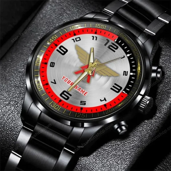 Moto Morini Watch Custom Name, Stainless Steel Watch, Dad Gifts