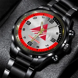 AGCO Allis Watch Custom Name, Stainless Steel Watch, Dad Gifts