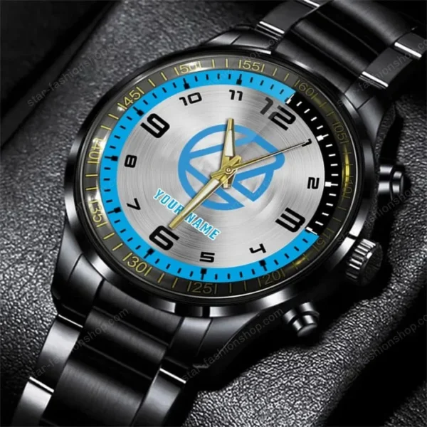 Landini Watch Custom Name, Stainless Steel Watch, Dad Gifts