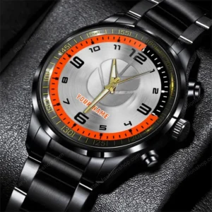 Fiatagri Watch Custom Name, Stainless Steel Watch, Dad Gifts