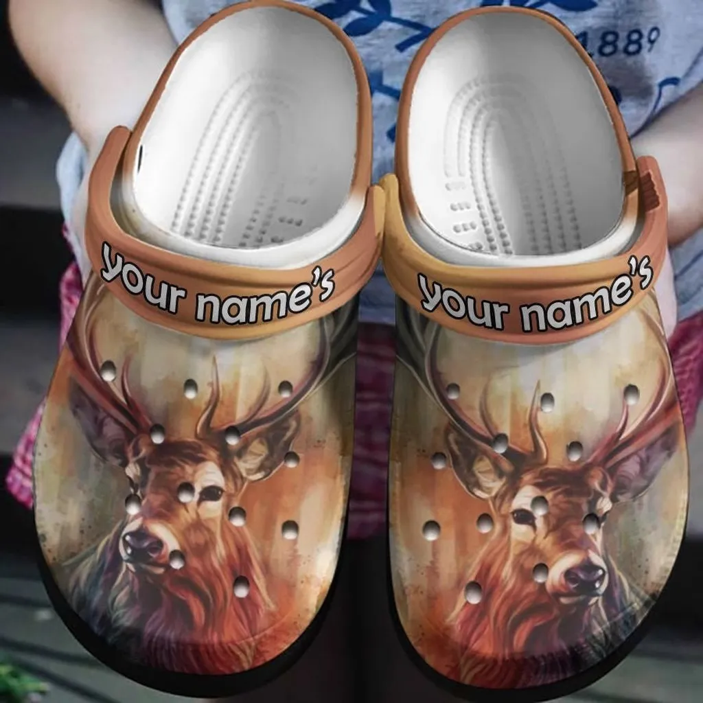 A Deer In The Headlights Outdoor Crocs