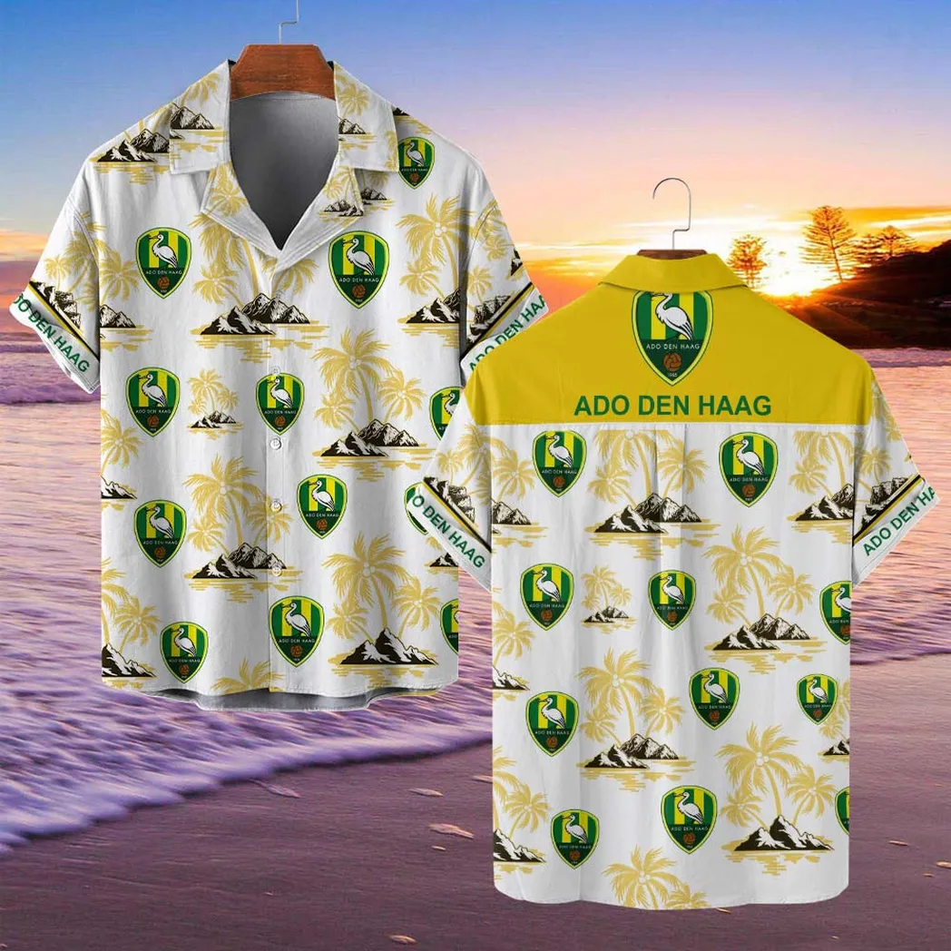 ADO Den Haag Hawaiian Shirt Style Classic Oversized Hawaiian