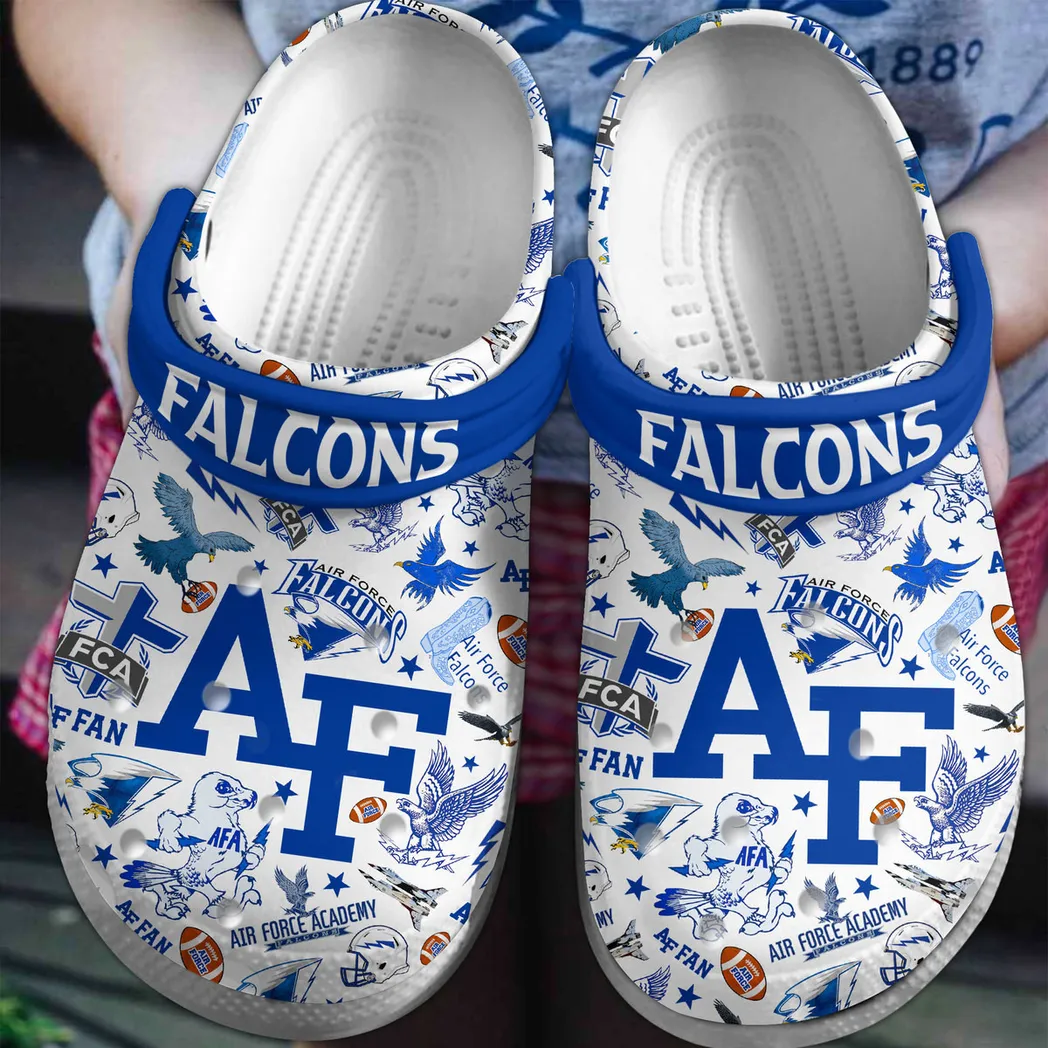 Air Force Falcons NCAA Sport Crocs Clogs