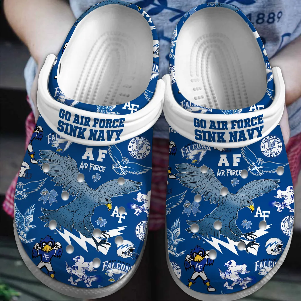 Air Force Falcons NCAA Sport Crocs Clogs