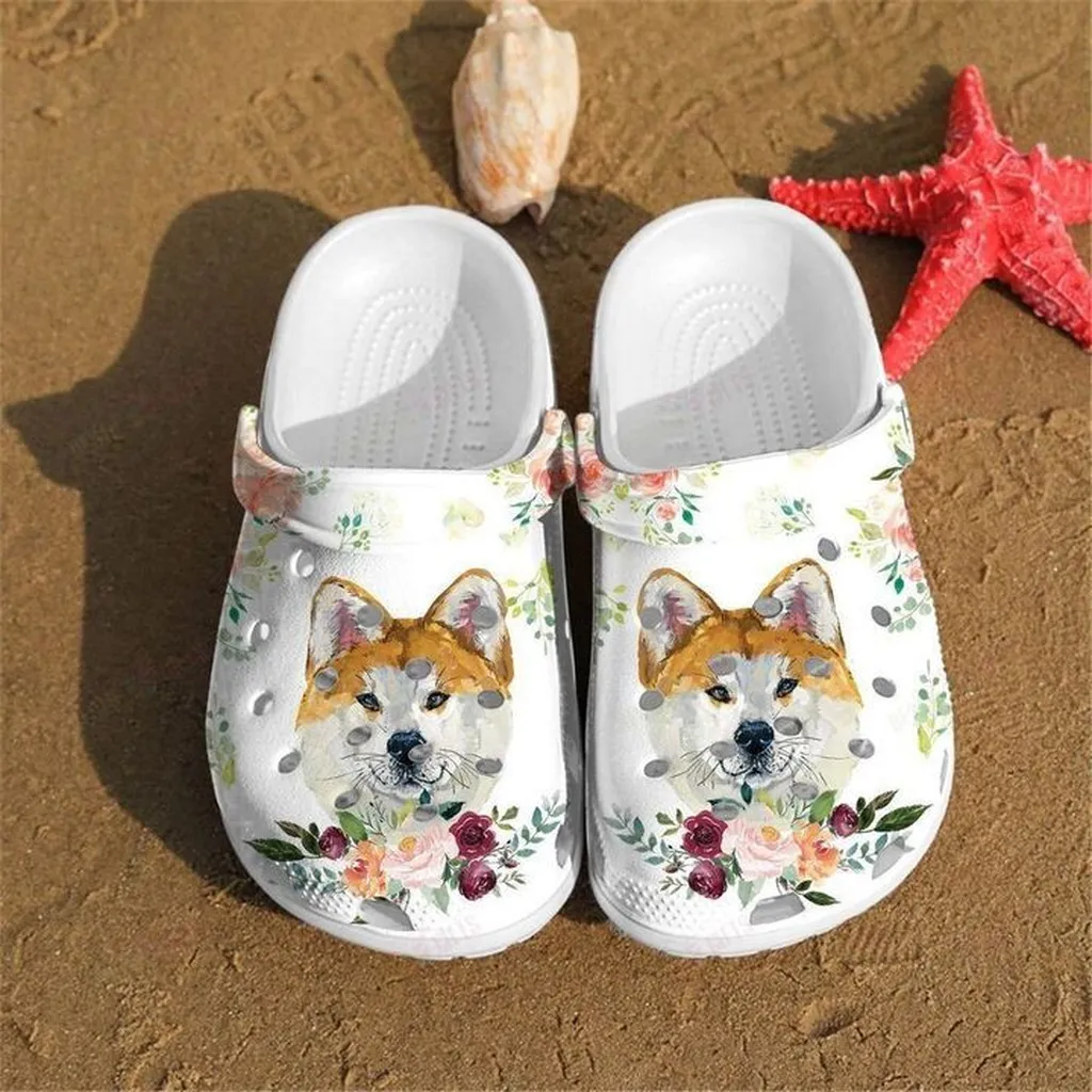 Akita Inu Crocs, Personalized Crocs Classic Clogs