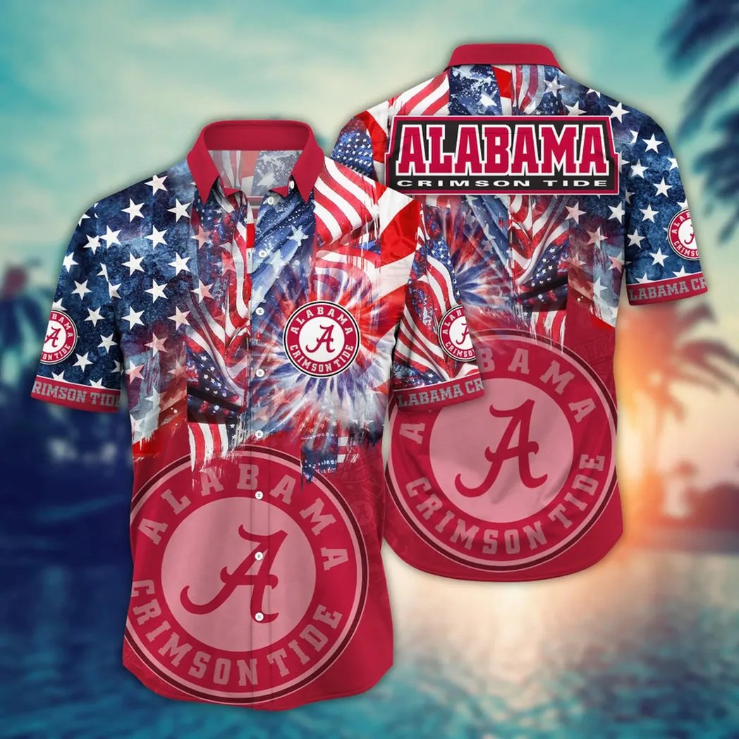 Alabama Crimson Tide NCAA Flower Aloha Hawaiian Shirt, Summer Football Shirts VPHWA2451154222