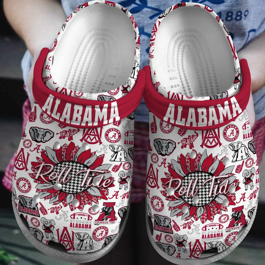 Alabama Crimson Tide NCAA Sport Crocs Clogs