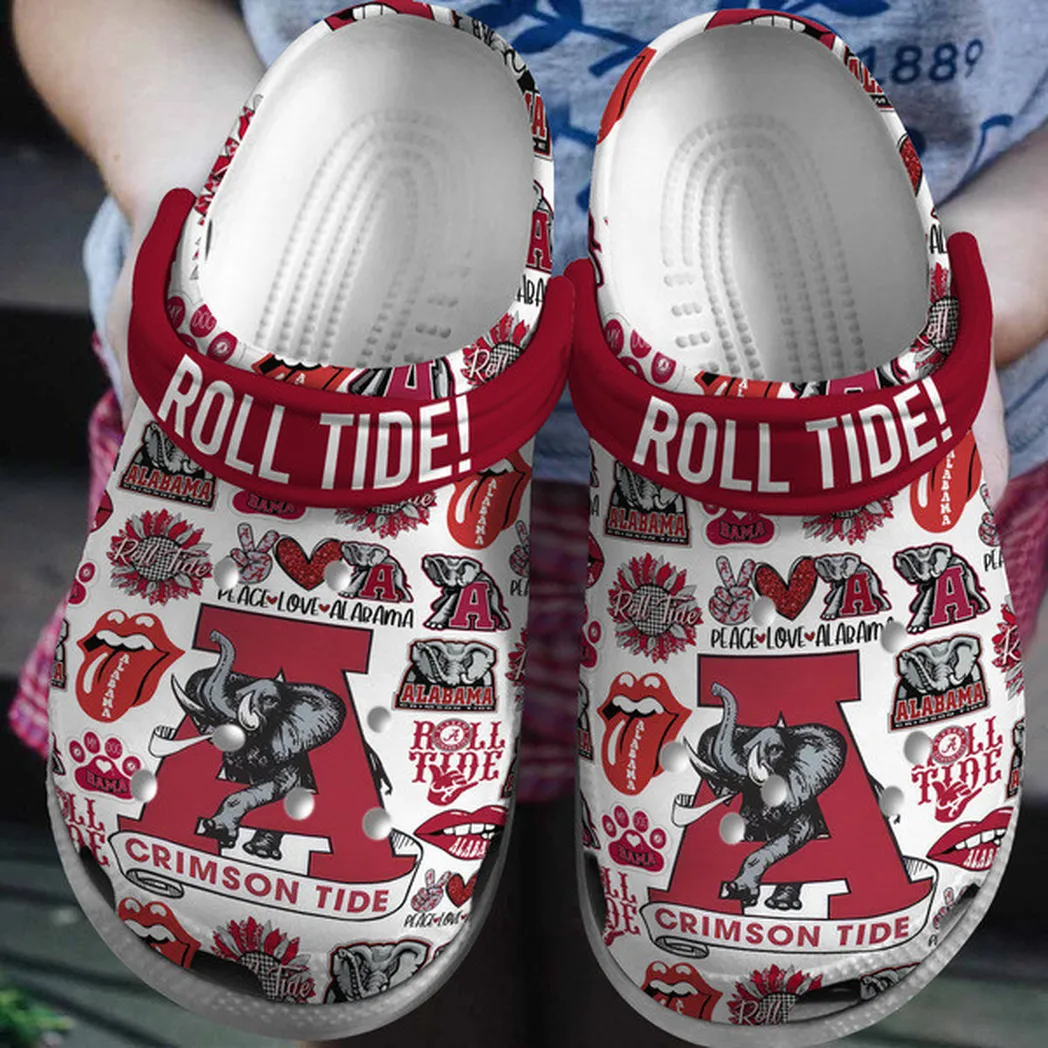 Alabama Crimson Tide NCAA Sport Crocs Clogs