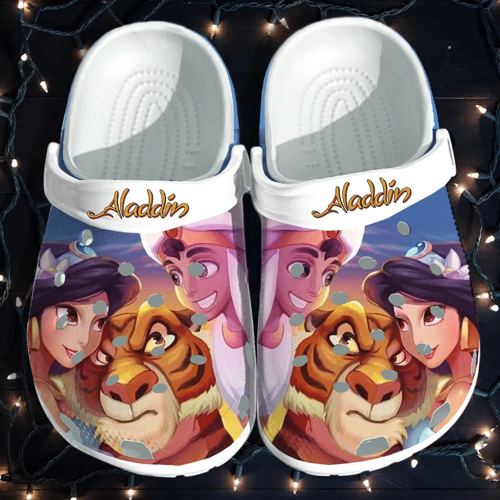 Aladdin And The Magic Lamp For Men And Women Rubber Crocs Clog