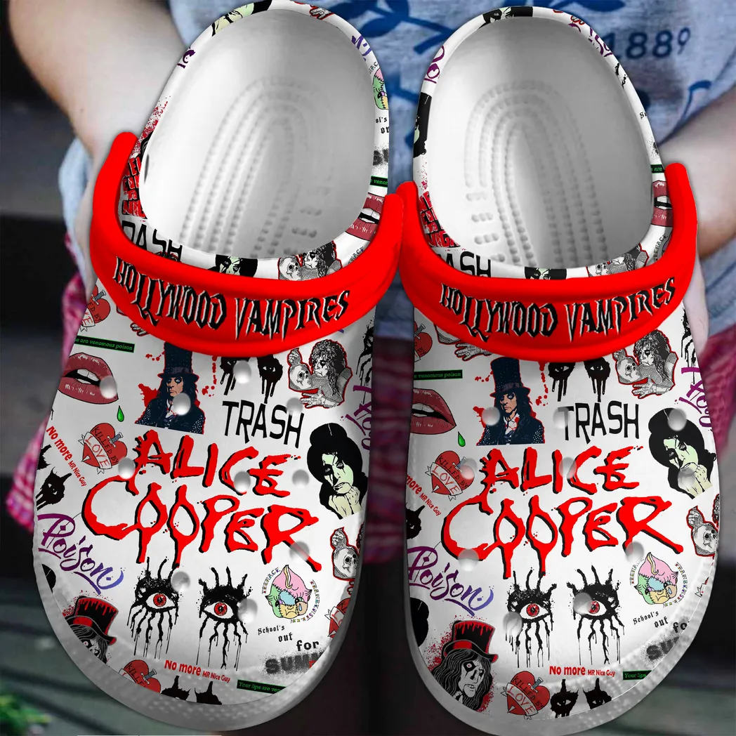 Alice Cooper Music Crocs Clogs