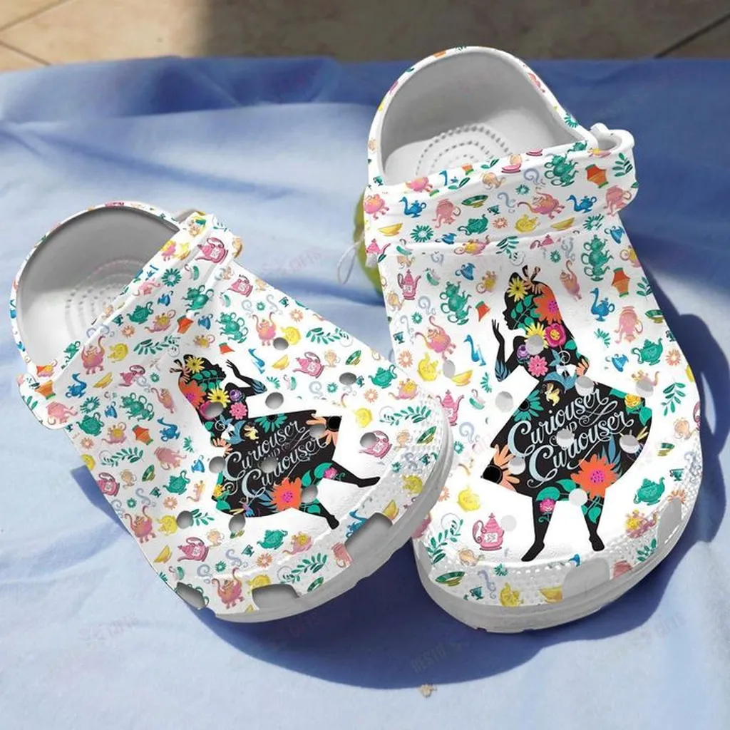 Alice In Wonderland Crocs, Personalized Crocs Classic Clogs