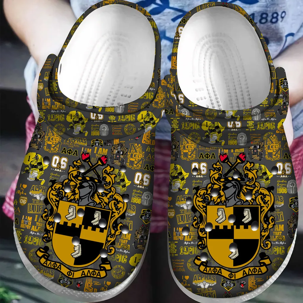 Alpha Phi Alpha Crocs Classic Clogs