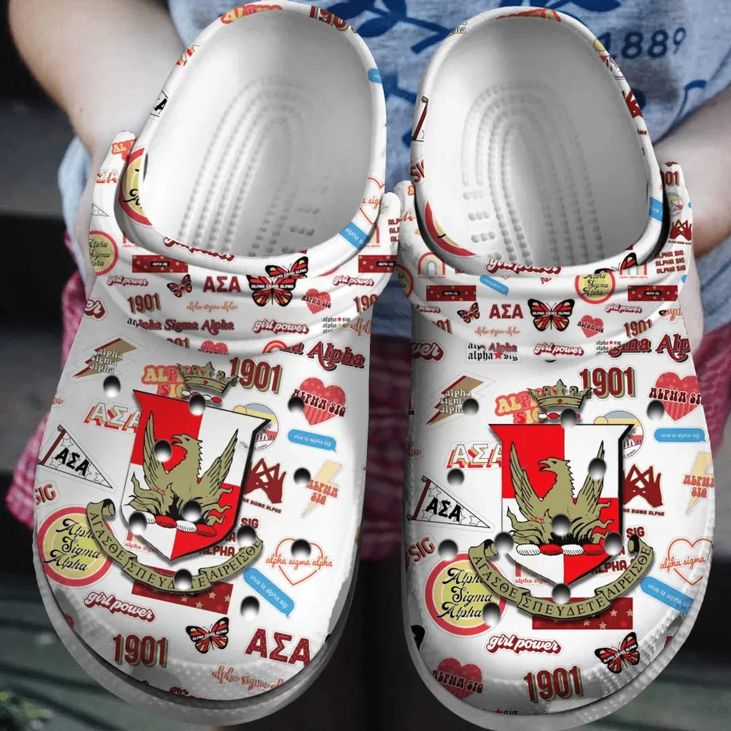 Alpha Sigma Alpha Crocs Classic Clogs