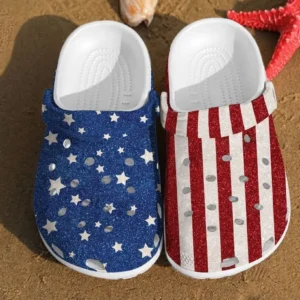 America Flag Independence Us Day Th Of July Gifts Crocs Clog