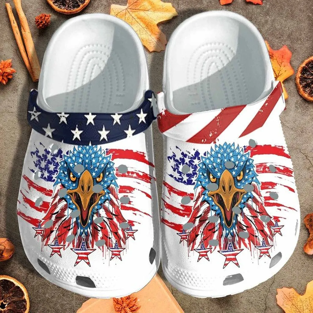 American Eagle Skin Custom Crocs Classic Clogs