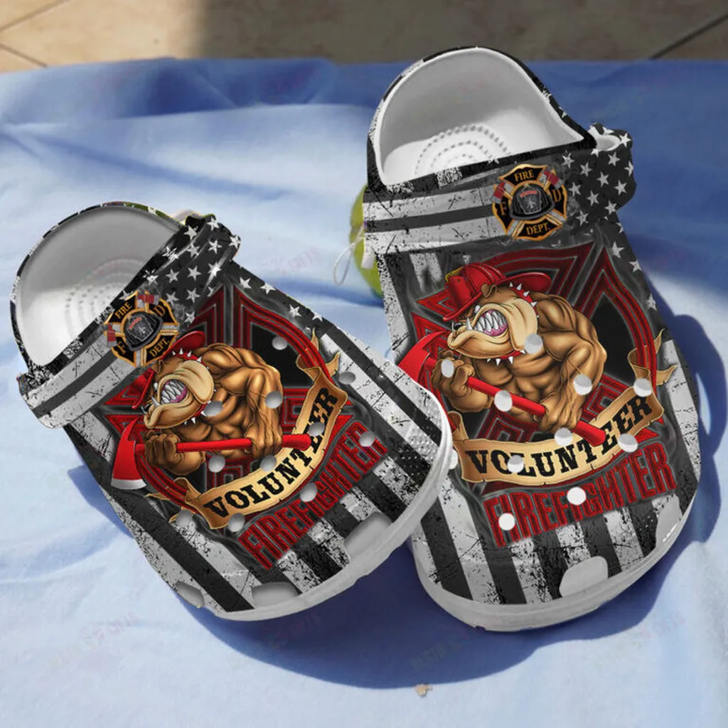 American Firefighter Crocs Classic Clogs