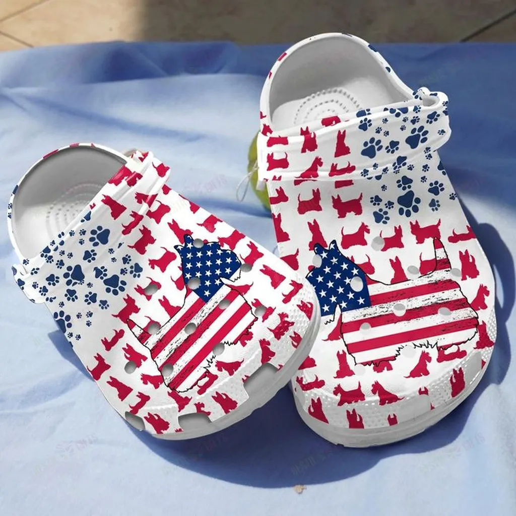 American Flag Crocs Classic Clogs