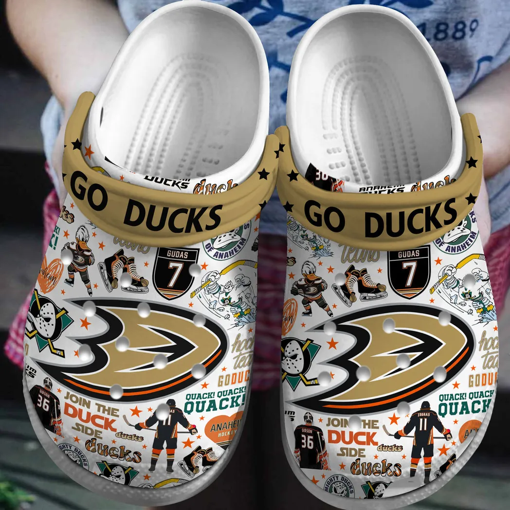 Anaheim Ducks NHL Sport Crocs Clogs