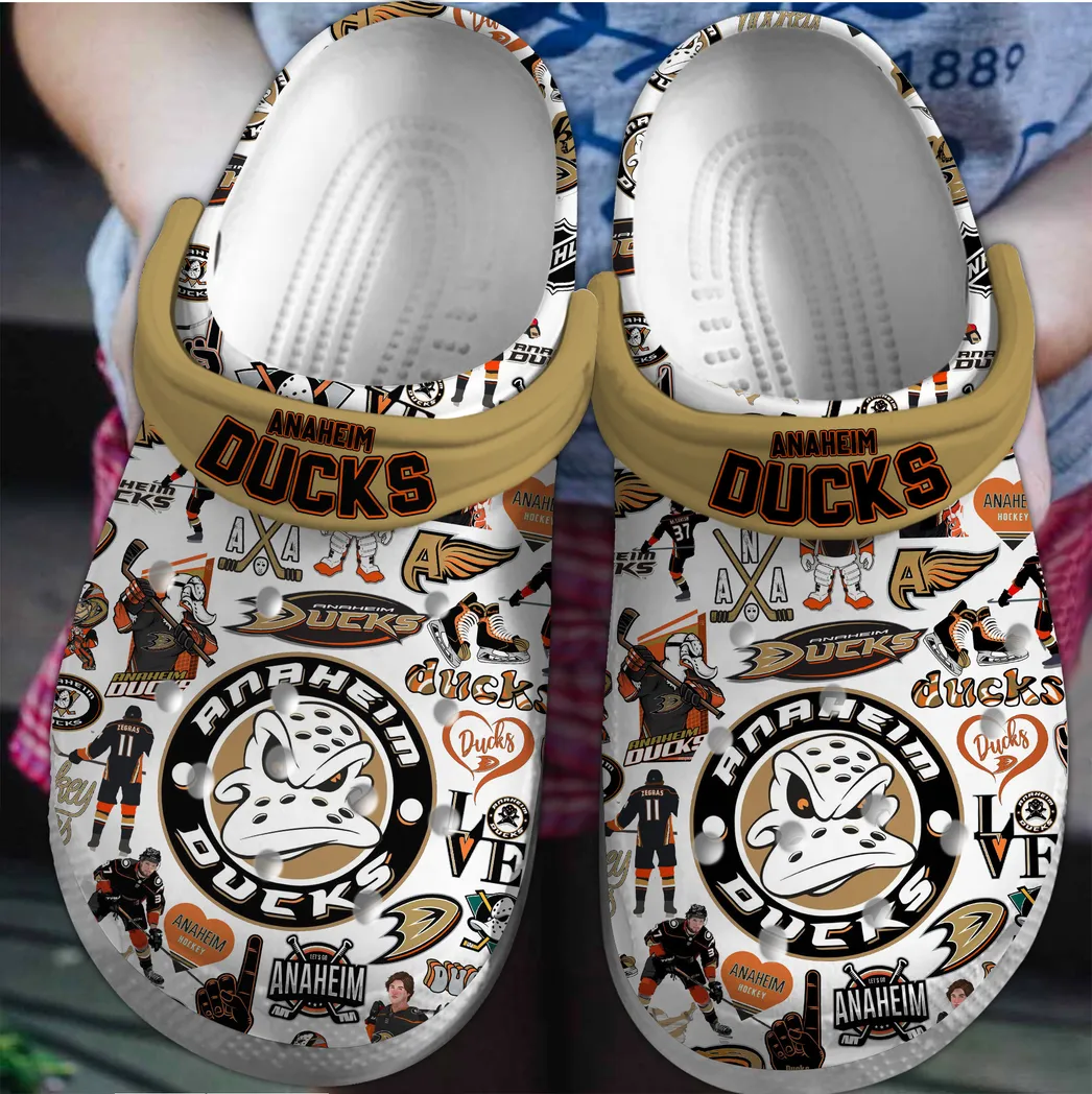 Anaheim Ducks NHL Sport Crocs Clogs