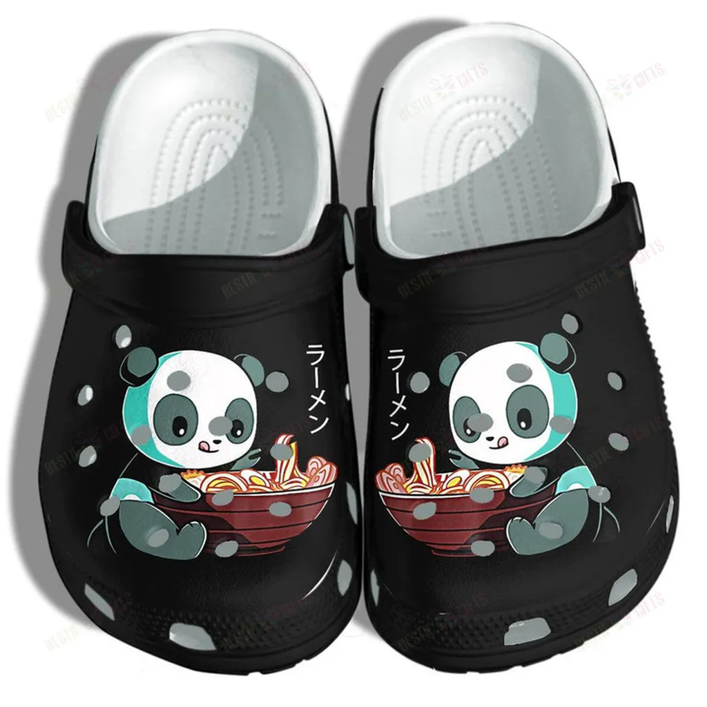 Anime Panda Noodle Japan Crocs Classic Clogs