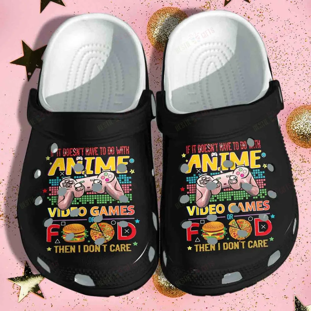 Anime Video Game And Food Wibu Japanese Crocs Classic Clogs