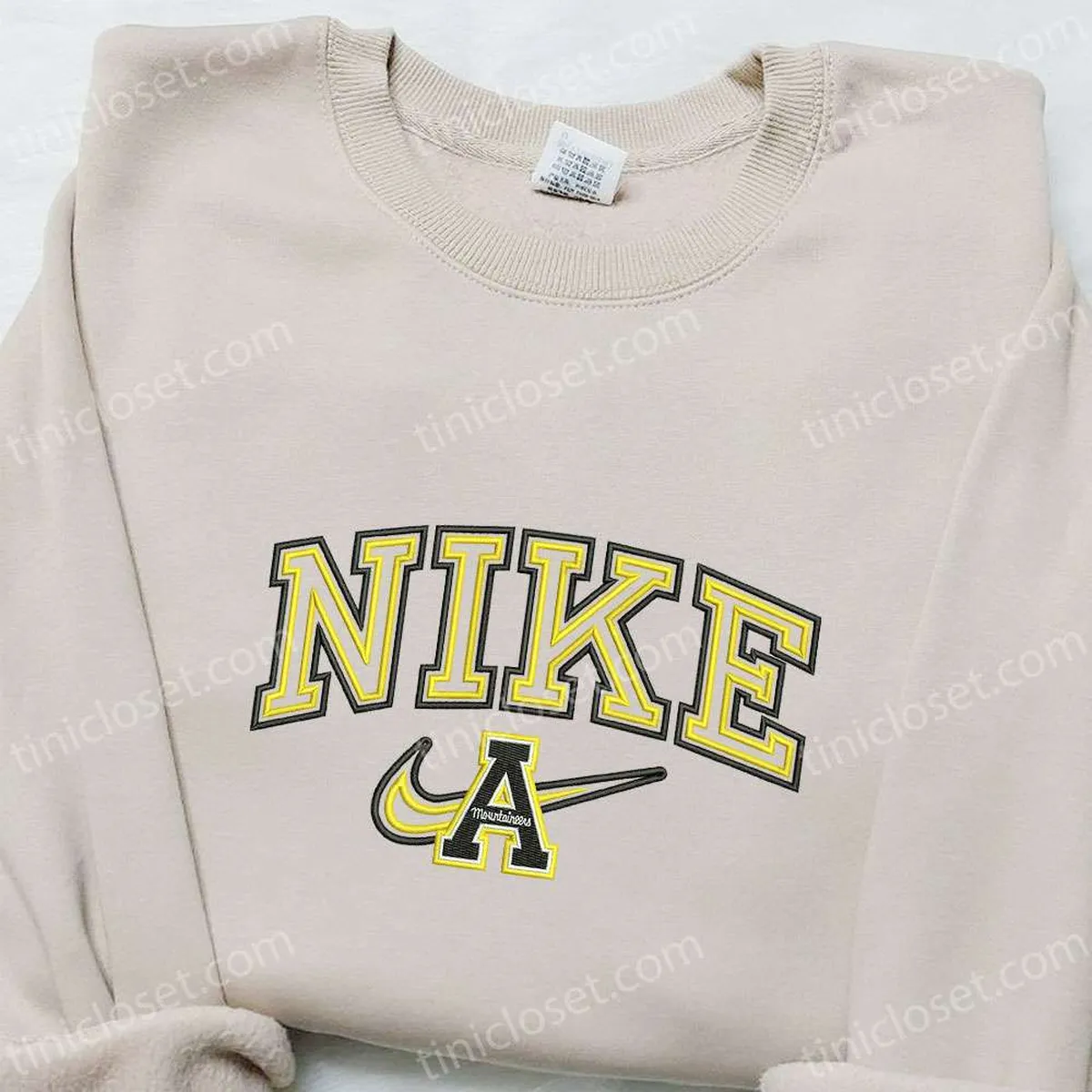 Appalachian x Nike Embroidered Hoodie, Nike Inspired Embroidered Shirt, Best Gift for Family