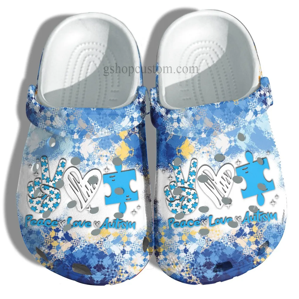 April Wear Blue Crocs