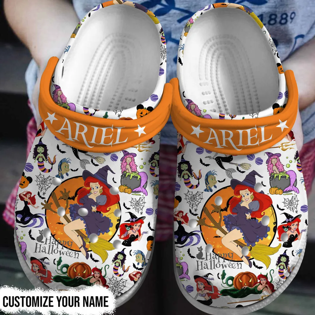 Ariel Movie Crocs Clogs