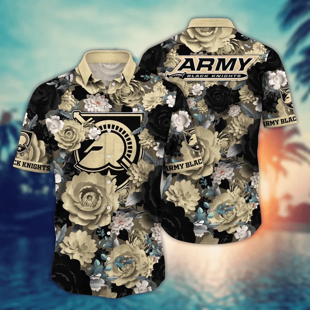 Army Black Knights NCAA Flower Aloha Hawaiian Shirt, Custom Summer Football Shirts VPHWA2451153669