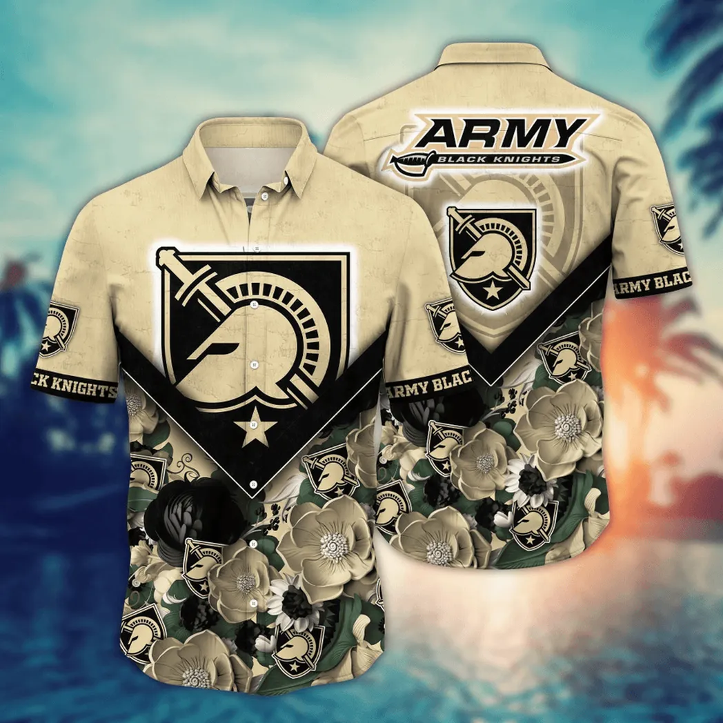 Army Black Knights NCAA Flower Aloha Hawaiian Shirt, Custom Summer Football Shirts VPHWA2451153774