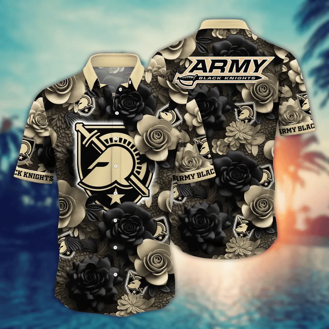 Army Black Knights NCAA Flower Aloha Hawaiian Shirt, Summer Football Shirts VPHWA2451153866