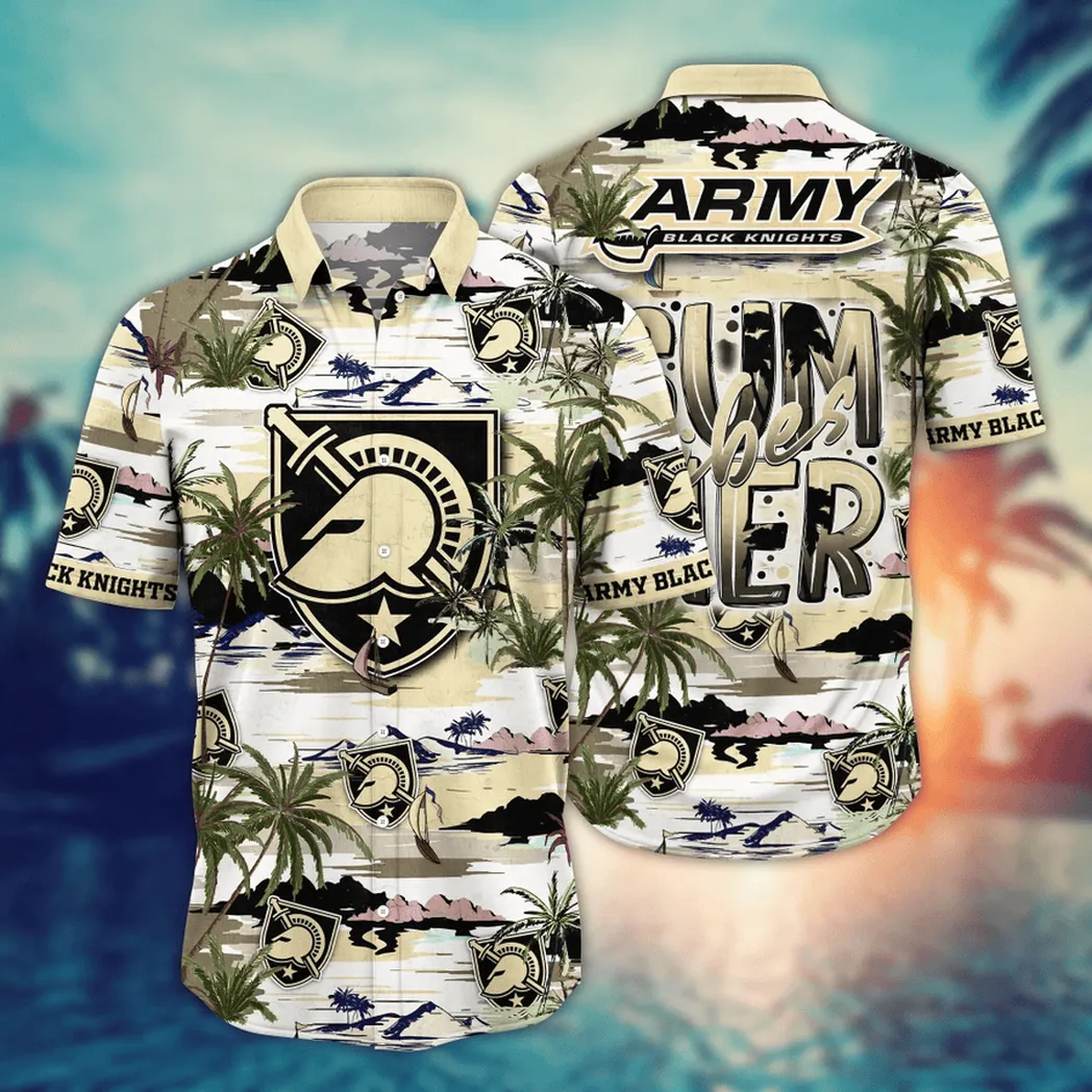 Army Black Knights NCAA Flower Aloha Hawaiian Shirt, Summer Football Shirts VPHWA2451154019