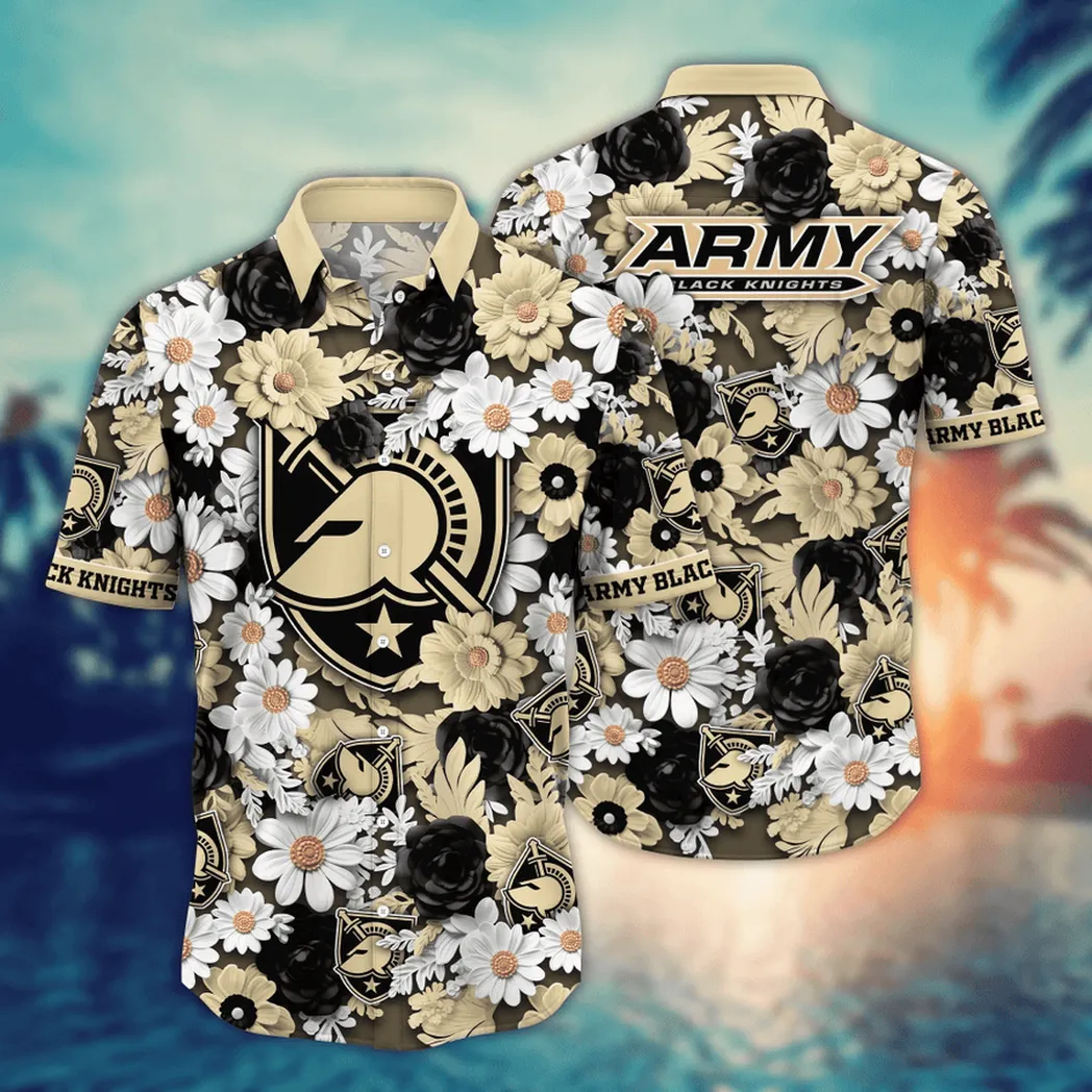 Army Black Knights NCAA Flower Aloha Hawaiian Shirt, Summer Football Shirts VPHWA2451154058