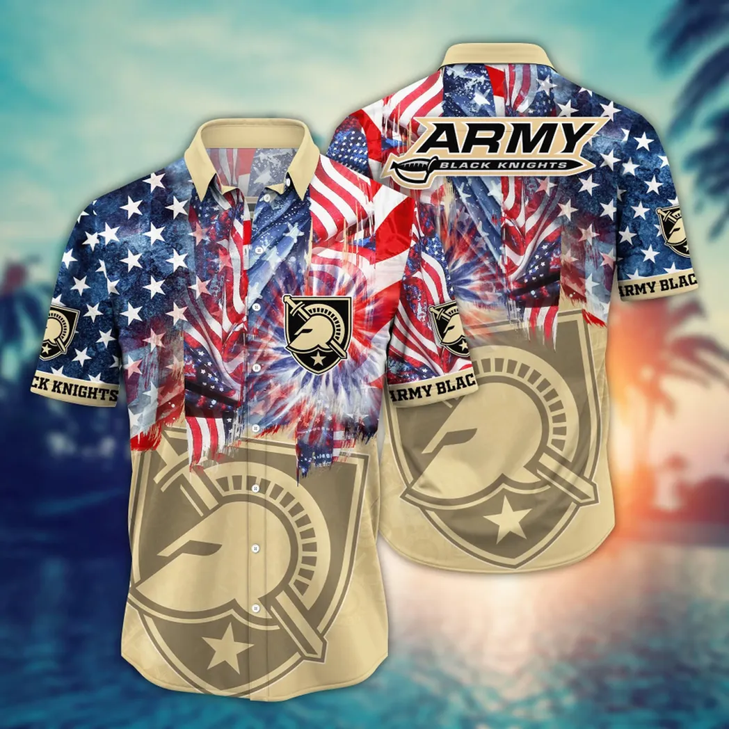 Army Black Knights NCAA Flower Aloha Hawaiian Shirt, Summer Football Shirts VPHWA2451154073