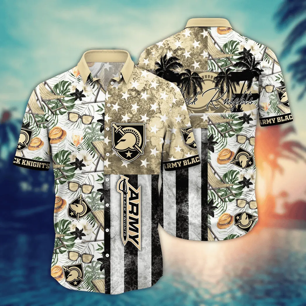 Army Black Knights NCAA Flower Aloha Hawaiian Shirt, Summer Football Shirts VPHWA2451154192