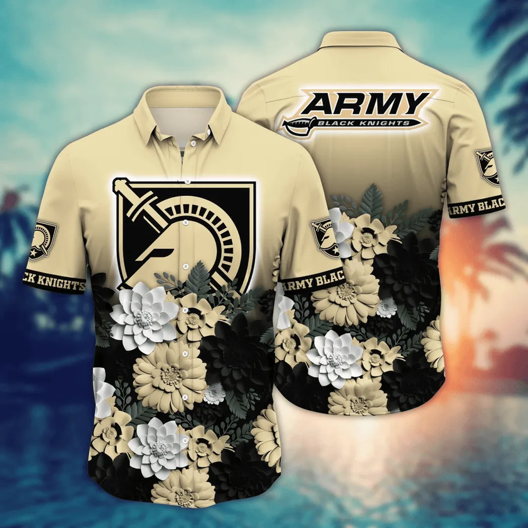 Army Black Knights NCAA Flower Aloha Hawaiian Shirt, Summer Football Shirts VPHWA2451155102