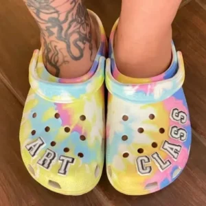 Art Class Tie Dye Art Teacher Crocs Crocband Clog