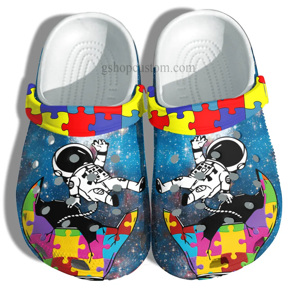 Astronaut Autism Genius Crocs